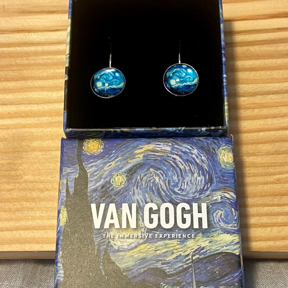 Vincent Ban Gogh Starry Night Earrings